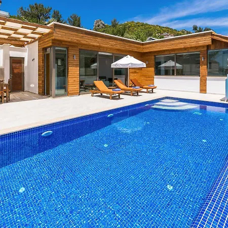 빌라 Secluded Sea-view Family Escape-villa Bella2 Sardunya 카스